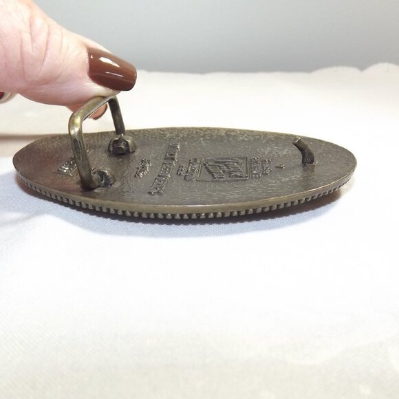 Vintage Milking Shorthorn Belt Buckle - Picture 4 of 7